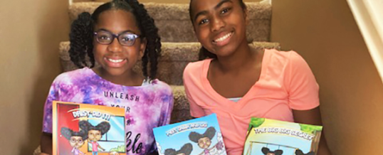 These 10 and 12-year old sisters have just written and released their third book